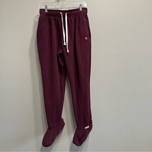 Feejays medium Burgundy Sweatpants with Drawstring,cozy,loungewear,pockets